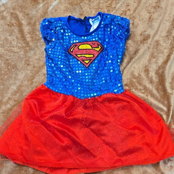 DC Comics Other - Superhero Sequin Kids Costume - Blue and Red Small